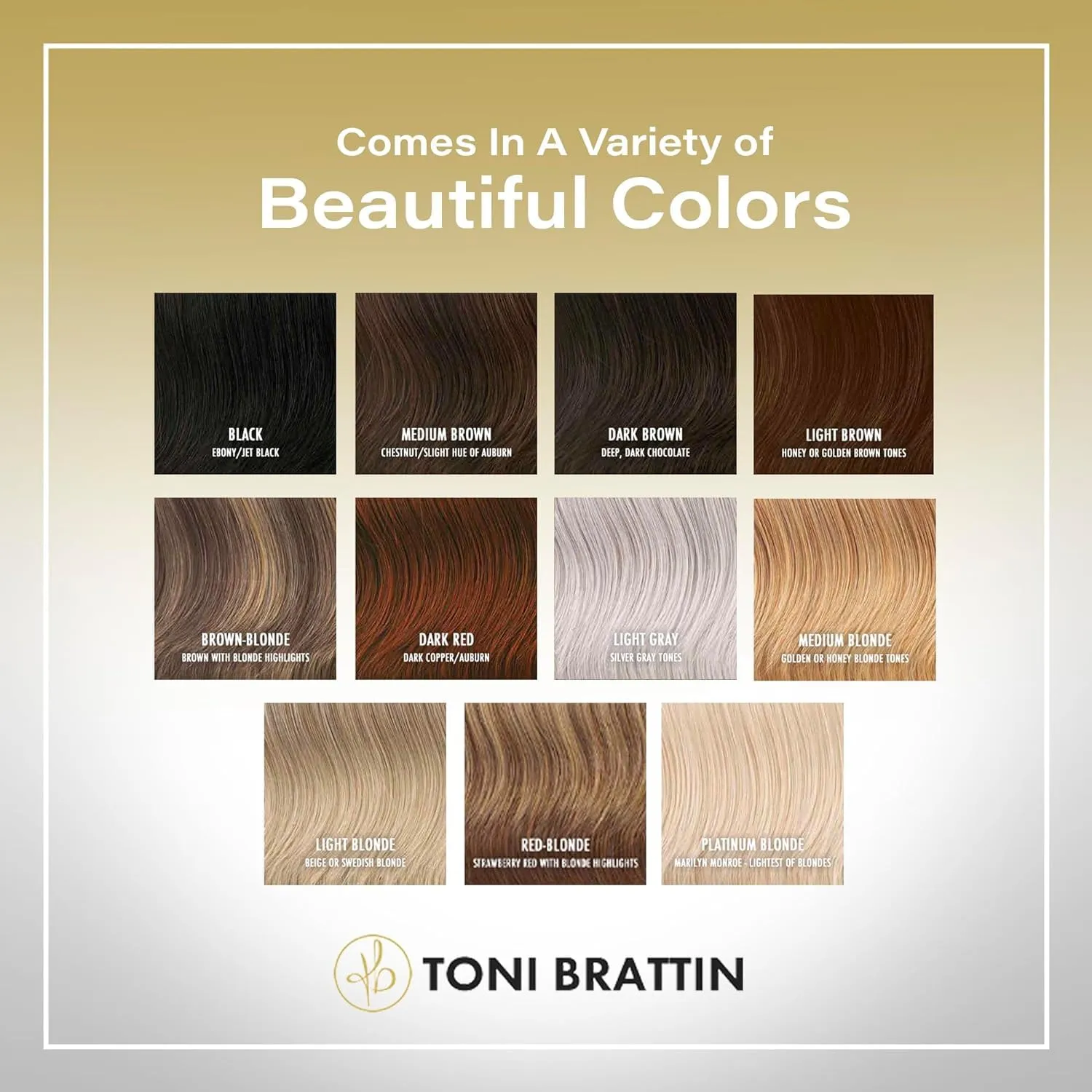 Toni Brattin Beachy Wave Wig - Shoulder Length Layered Waves & Airy Textured Ends - Heat-Friendly Synthetic Fiber Looks & Feels like Natural Hair - Adjustable & Comfortable (Light Grey, Regular)