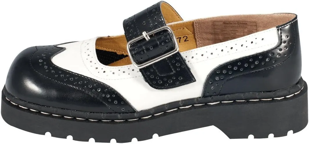 T.U.K. Women's Brogue Mary Jane Flat