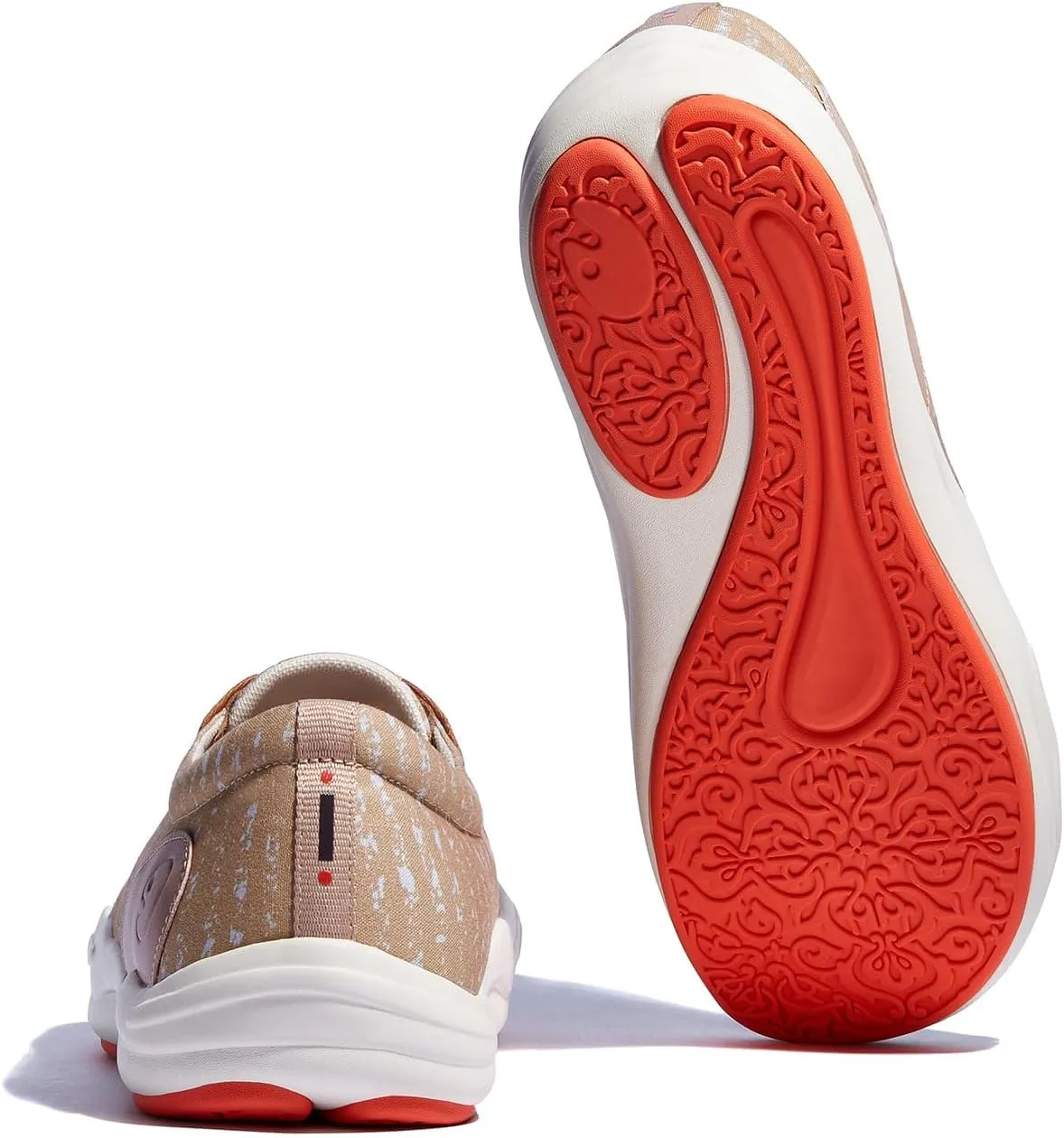UIN Men's Fashion Platform Sneaker Slip On Walking Casual Comfortable Art Painted Travel Shoes Andalusia