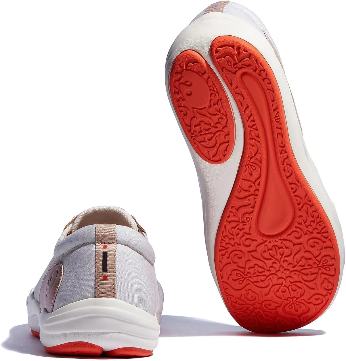 UIN Men's Fashion Platform Sneaker Slip On Walking Casual Comfortable Art Painted Travel Shoes Andalusia