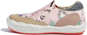 UIN Women's Fashion Platform Sneaker Slip On Walking Casual Comfortable Art Painted Travel Shoes Andalusia