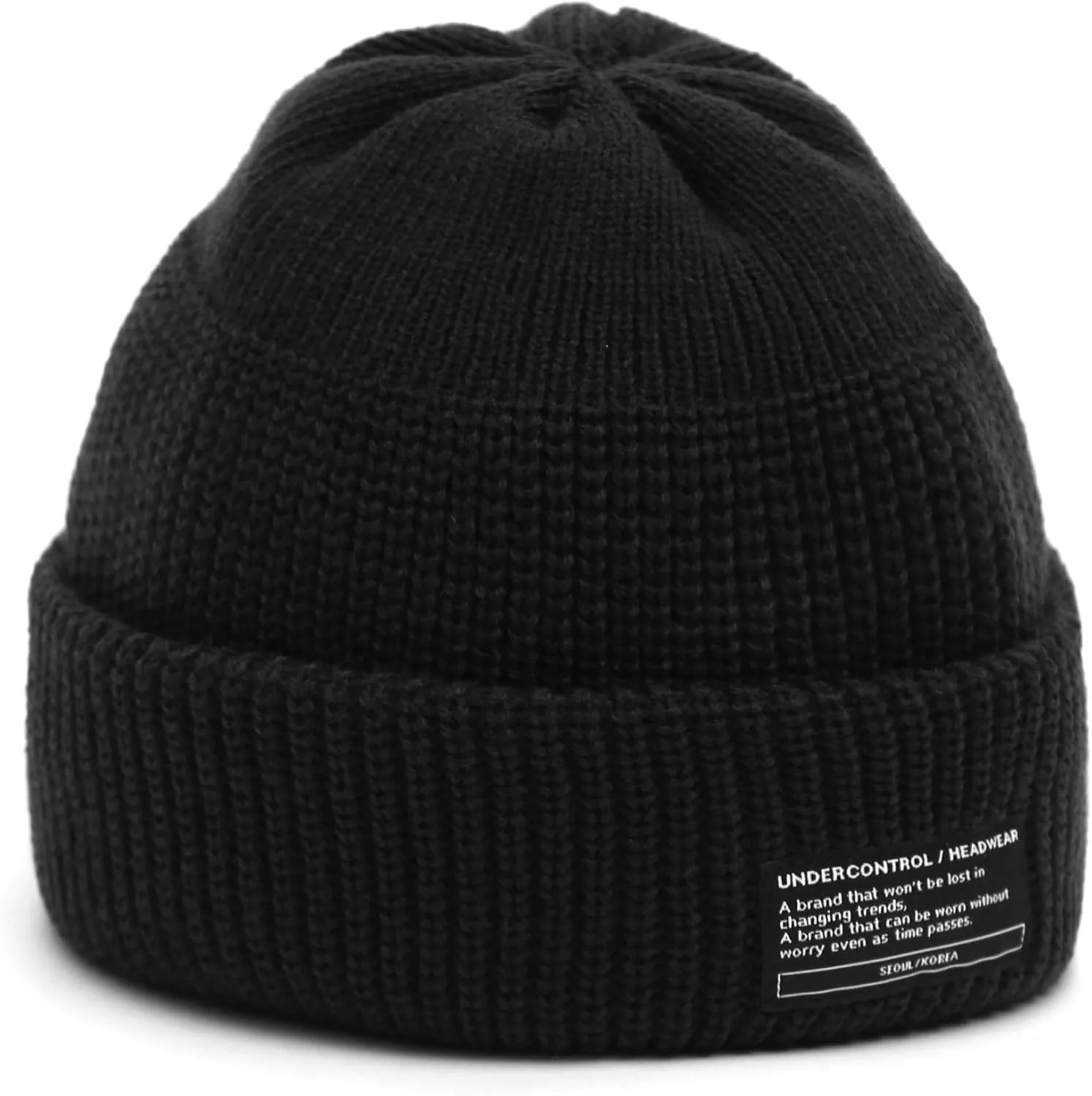 UNDERCONTROL Winter Trawler Fisherman Beanie Men Women Unisex Stylish Plain Docker Skull Hat Roll up Watch Cap Color Pack