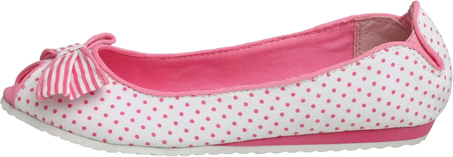UNIONBAY Little Kid/Big Kid Queenie-dot-g Peep Toe Flat