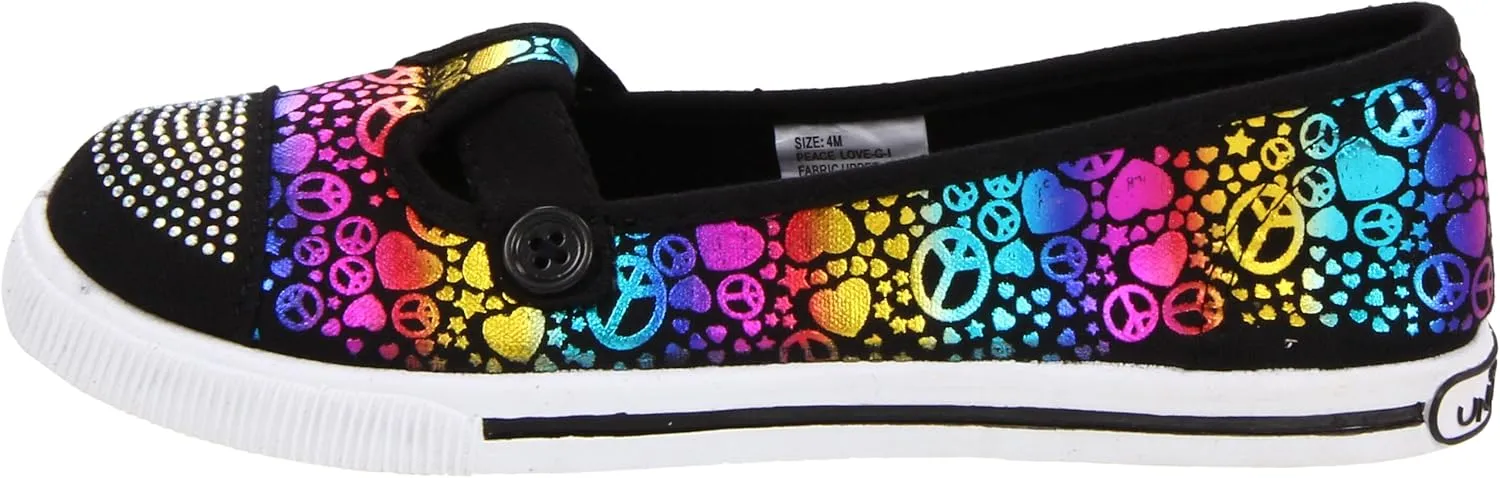 UNIONBAY Peace Love Sneaker (Little Kid/Big Kid)