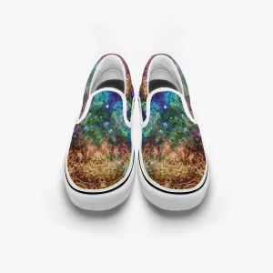Unitas Split-Style Psychedelic Slip-On Shoes