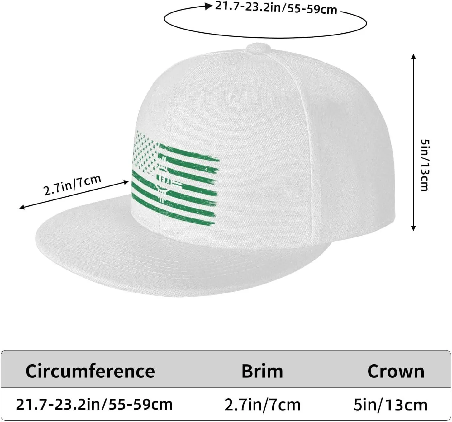 US and Flag of Lea County, New Mexico Snapback Hat for Men Women Baseball Cap Adjustable Flat Bill Brim Hats