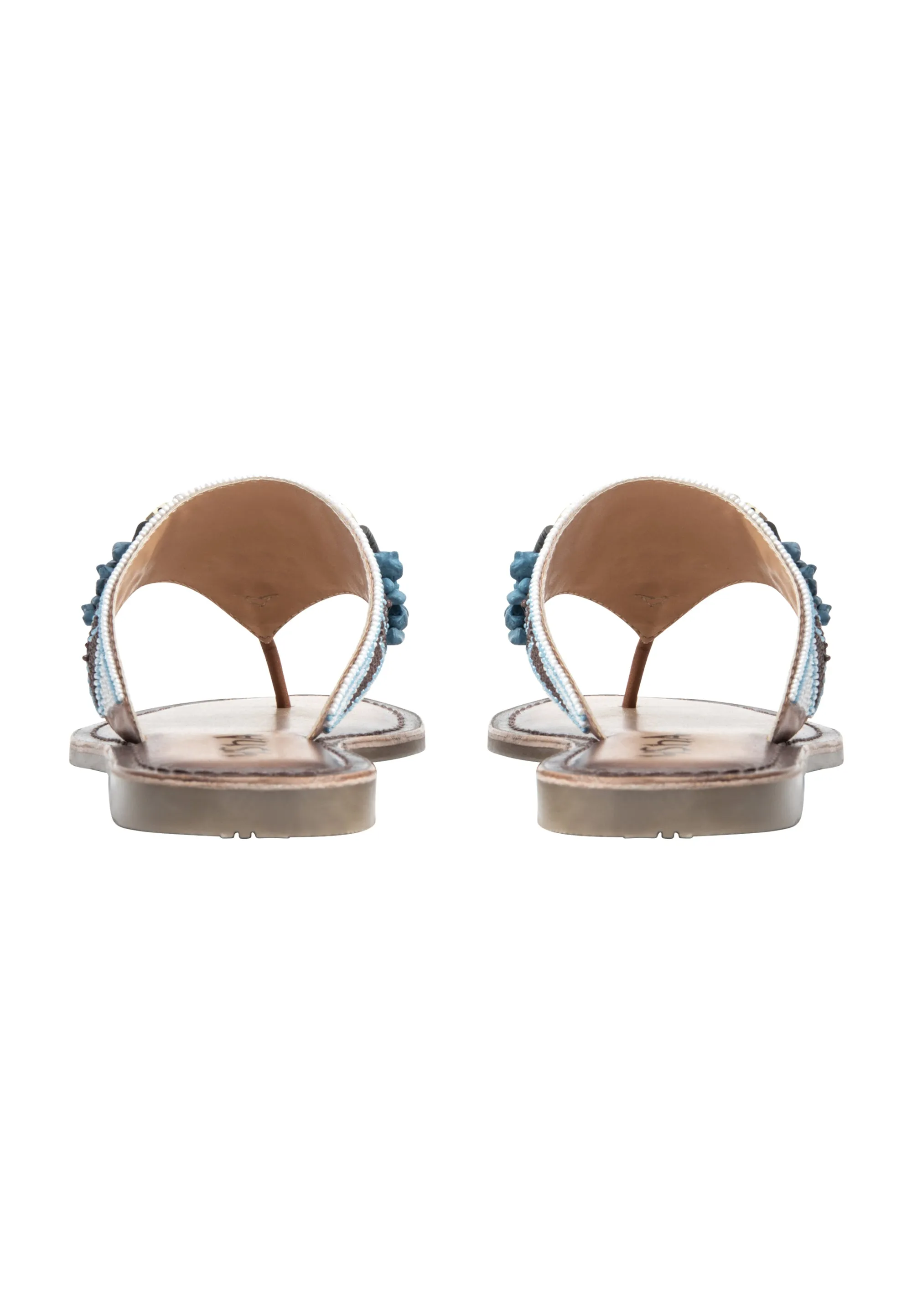 usha FESTIVAL Women's Beaded Sandals