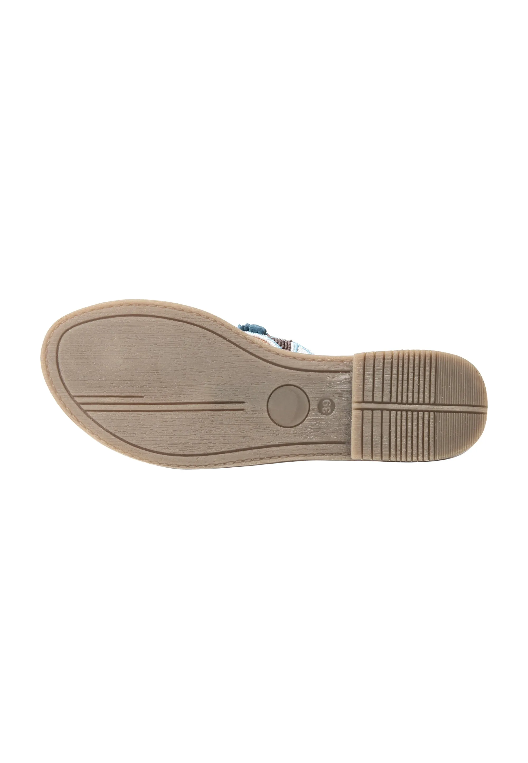 usha FESTIVAL Women's Beaded Sandals