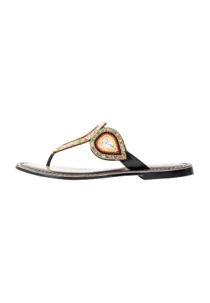 usha FESTIVAL Women's Beaded Sandals