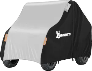 UTV Cover, 210D Side by Side Cover Heavy Duty Waterproof UTV Cover 2-3 Seater Compatible with Polaris Ranger RZR Can Am Defender Commander Rhino Pioneer Kawasaki Mule Teryx