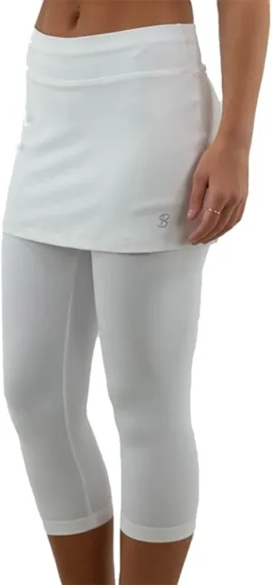 UV Staples Abaza 13in Womens Tennis Skirt with Capri Leggings