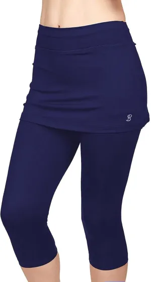 UV Staples Abaza 13in Womens Tennis Skirt with Capri Leggings