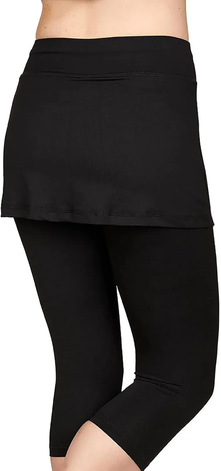 UV Staples Abaza 13in Womens Tennis Skirt with Capri Leggings