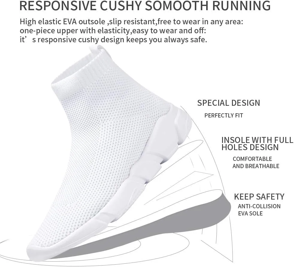 VAMJAM Men's Socks Sneakers Slip On Lightweight Breathable Comfortable Fashion Walking Shoes…