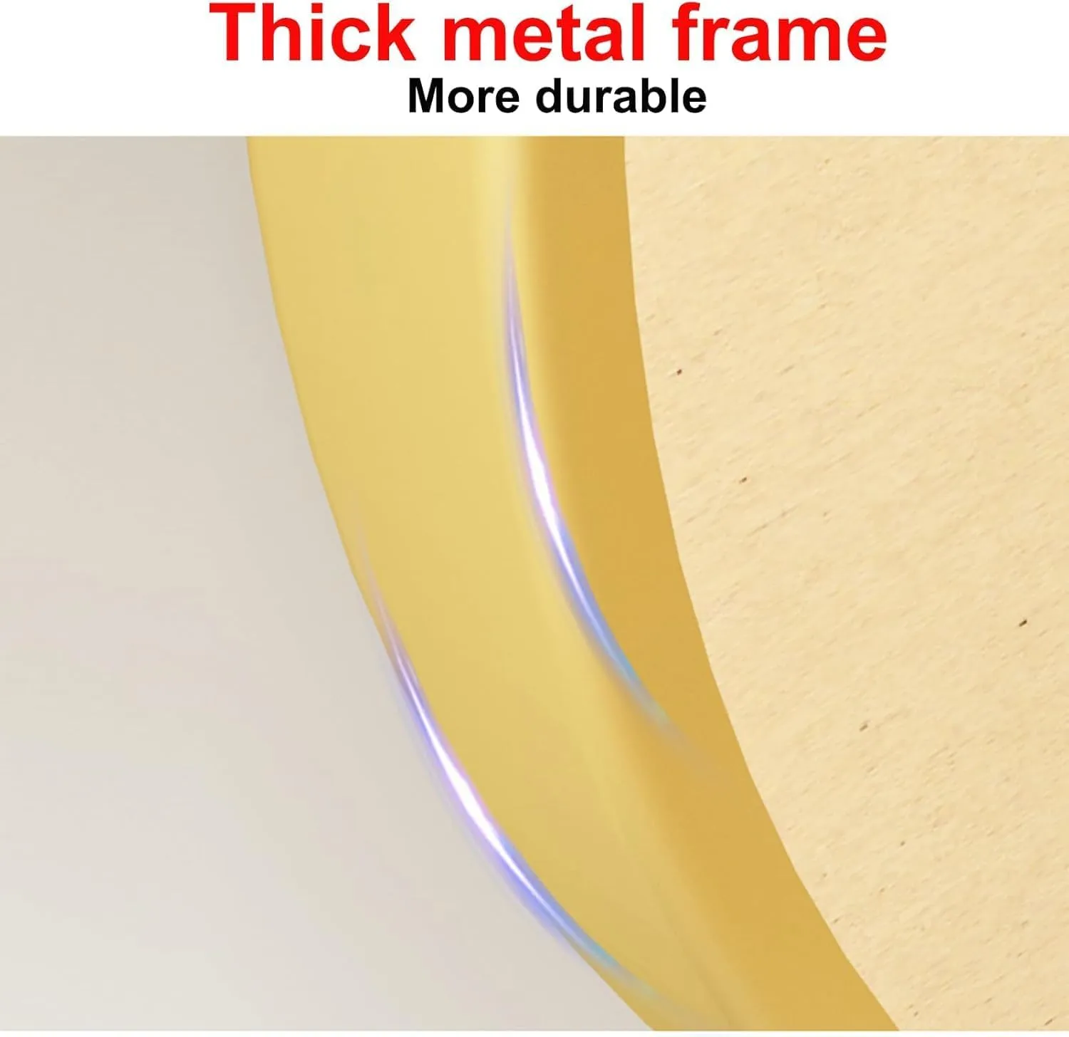 Vanity Mirror with Stand,Table Mirror,Round Mirror Makeup Mirror,Countertop High-Definition Tabletop Mirrors - for Desk, Bathroom