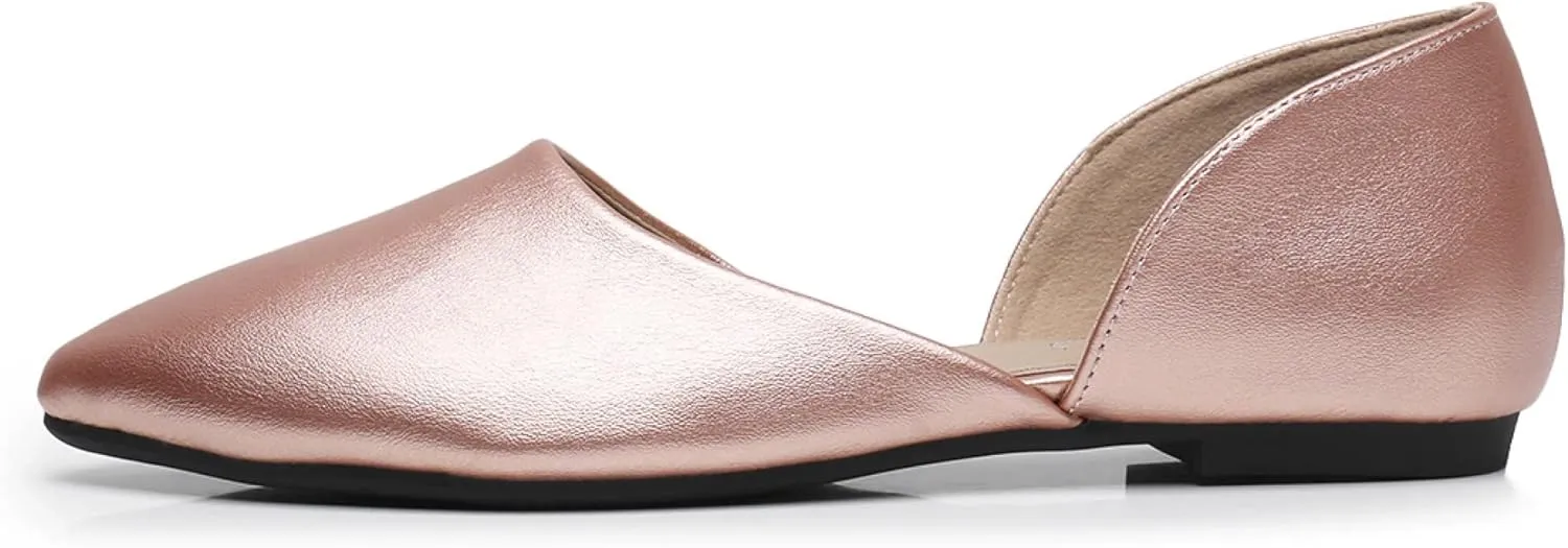 VenusCelia Women's D'Orsay Flat Shoe