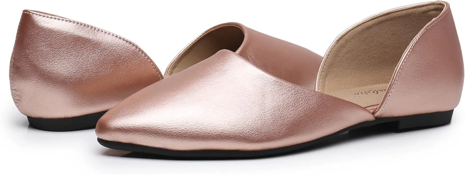 VenusCelia Women's D'Orsay Flat Shoe
