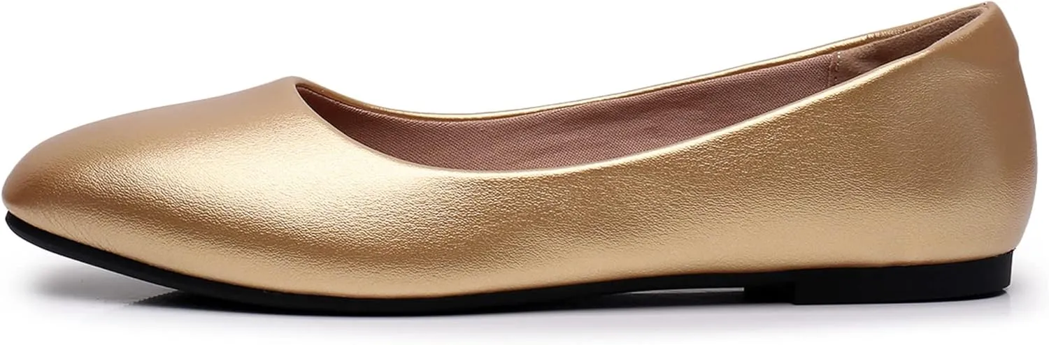 VenusCelia Women's Tile-Toe Flat Shoe