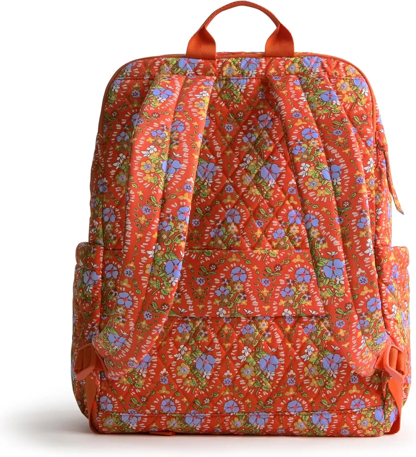 Vera Bradley Premium Cotton Large Bancroft Backpack, Garden Paisley