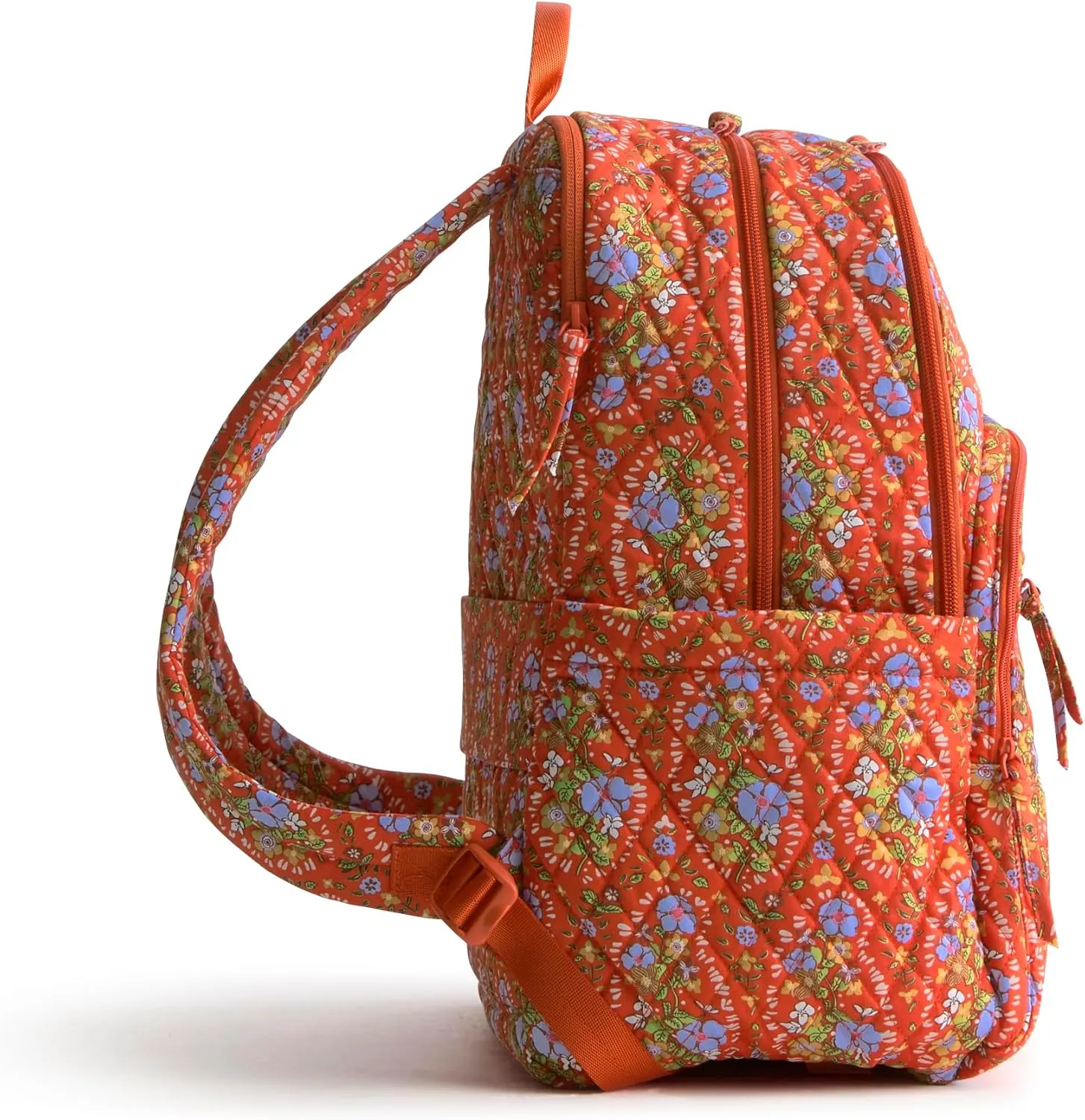 Vera Bradley Premium Cotton Large Bancroft Backpack, Garden Paisley