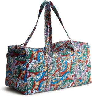 Vera Bradley Women's Premium Cotton Large Original Duffel Travel Bag