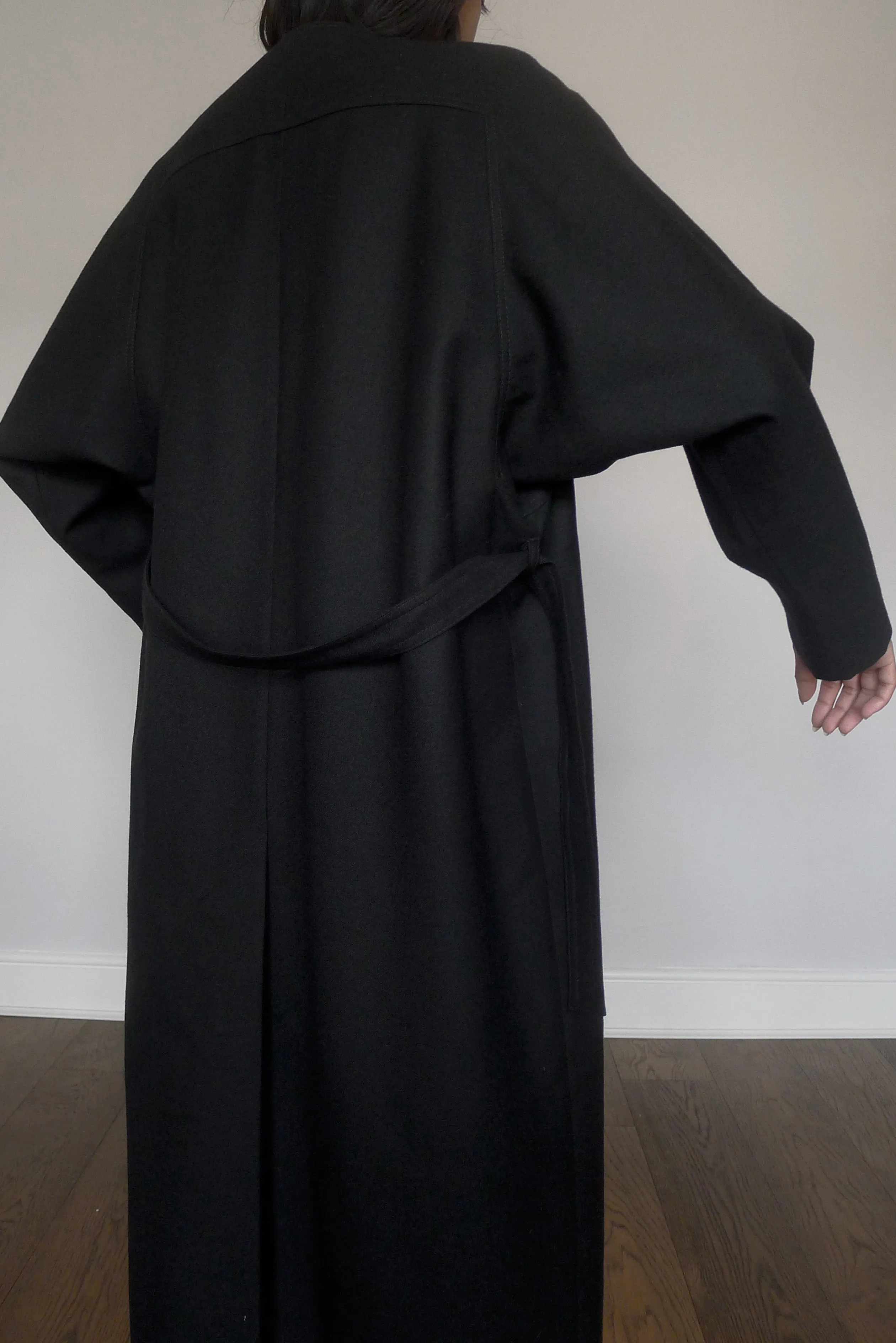 Vintage Minimal Belted Coat