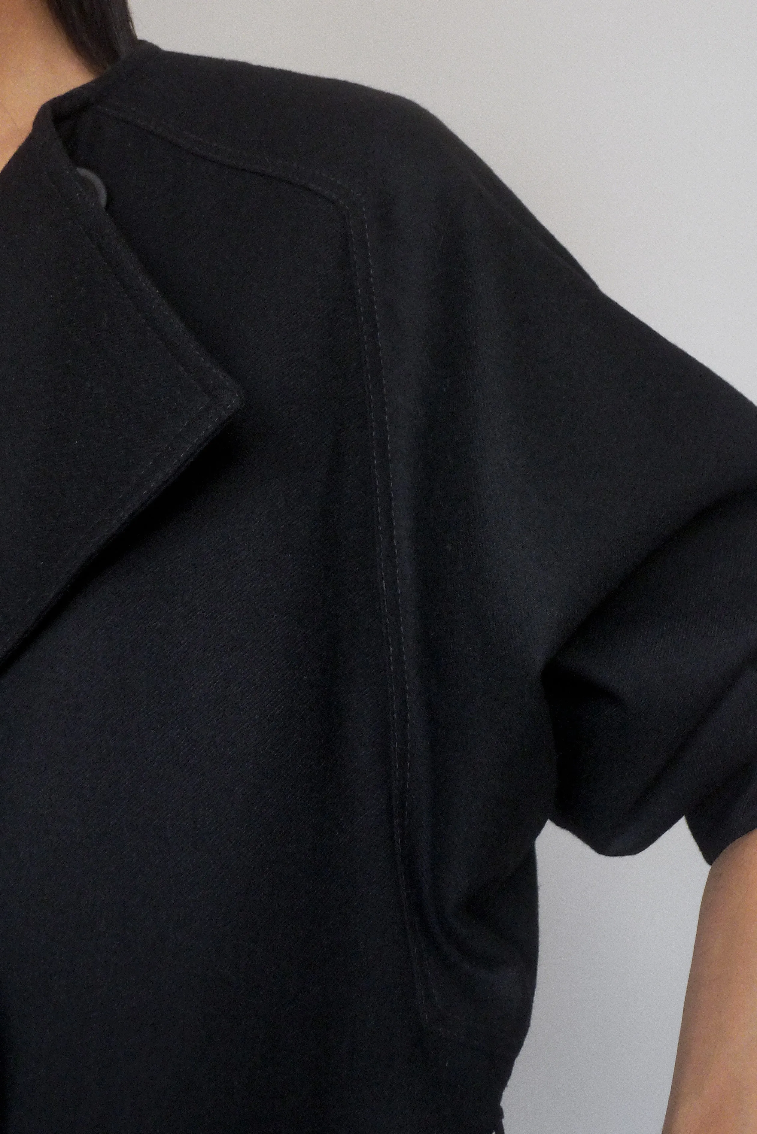 Vintage Minimal Belted Coat