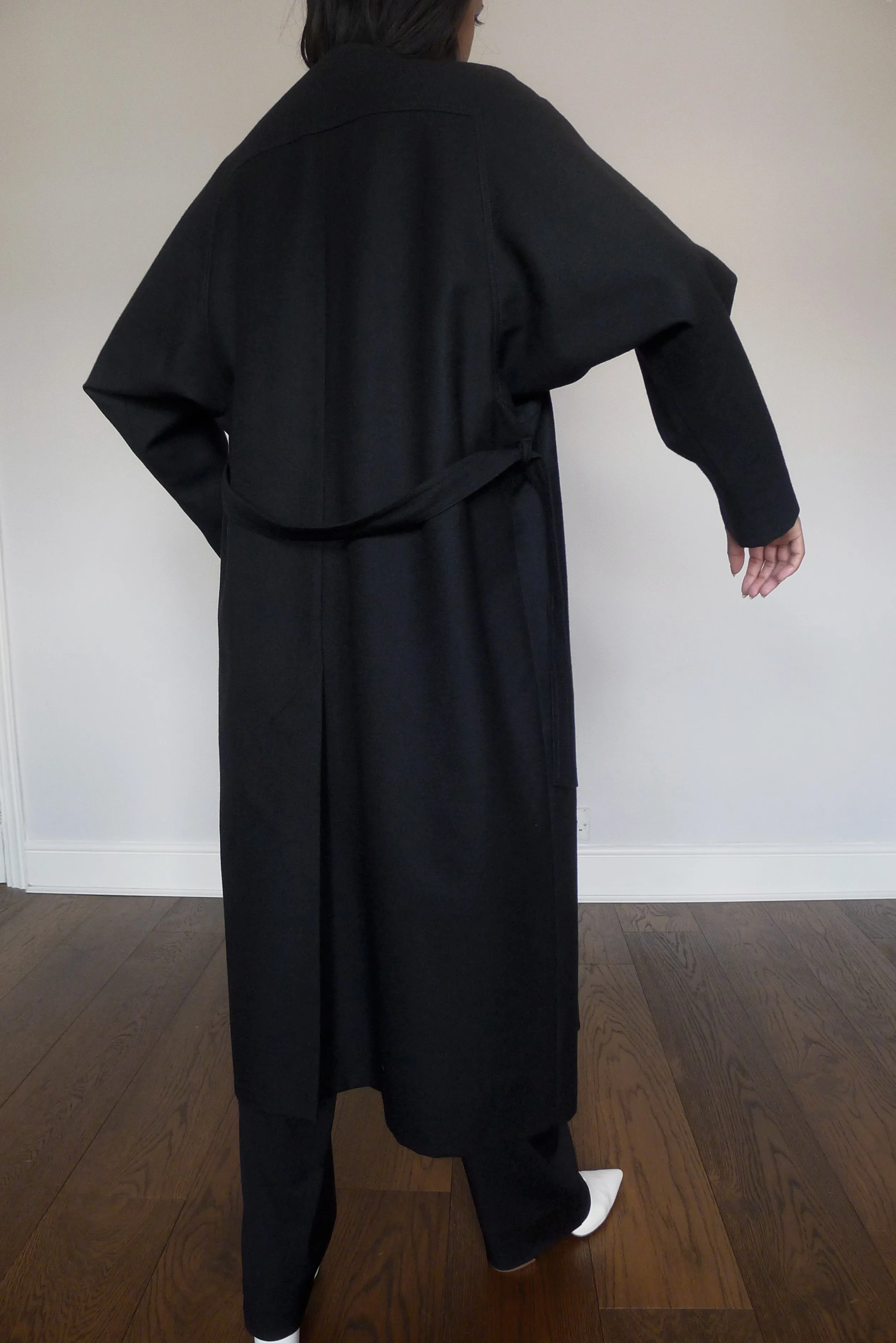 Vintage Minimal Belted Coat