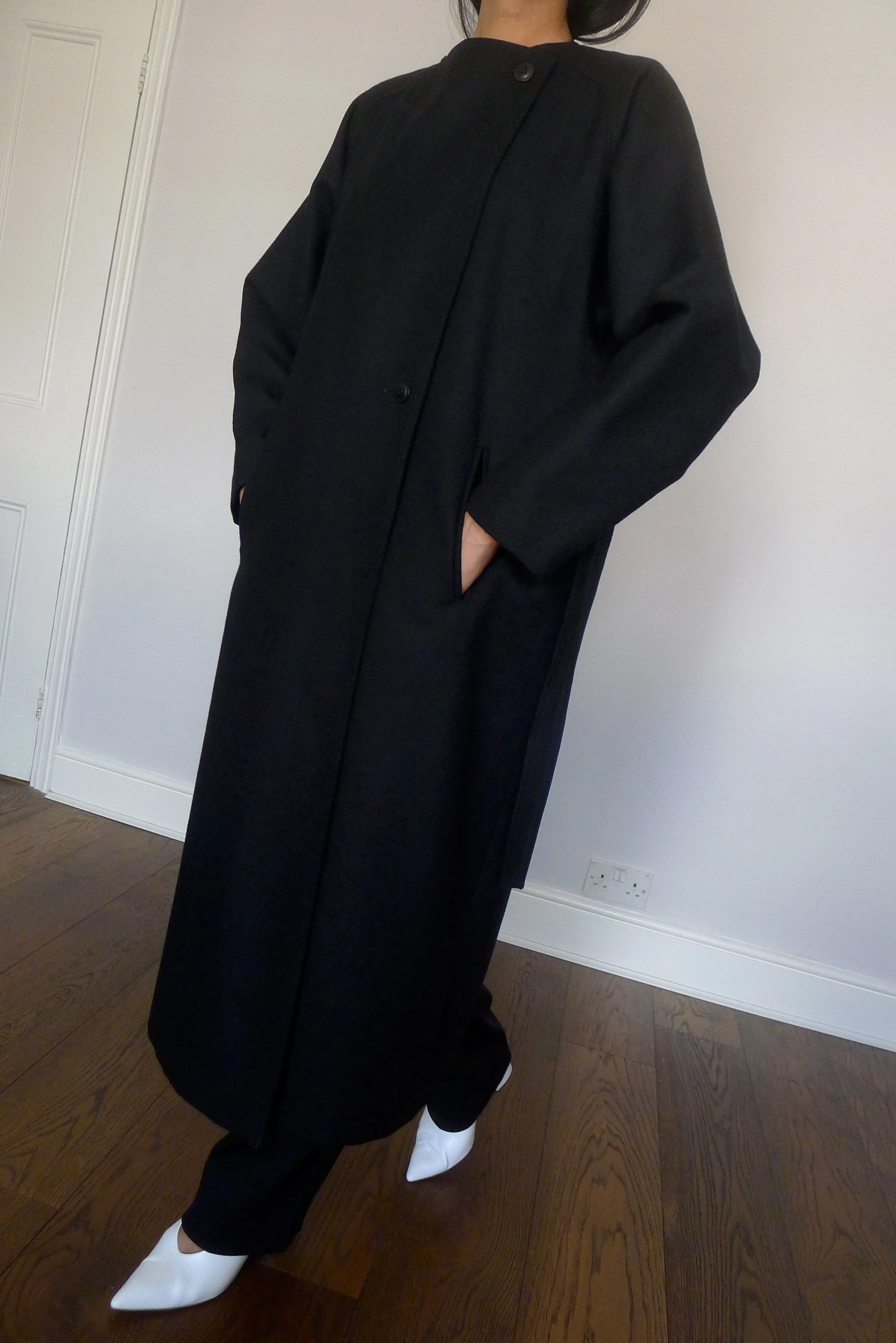 Vintage Minimal Belted Coat