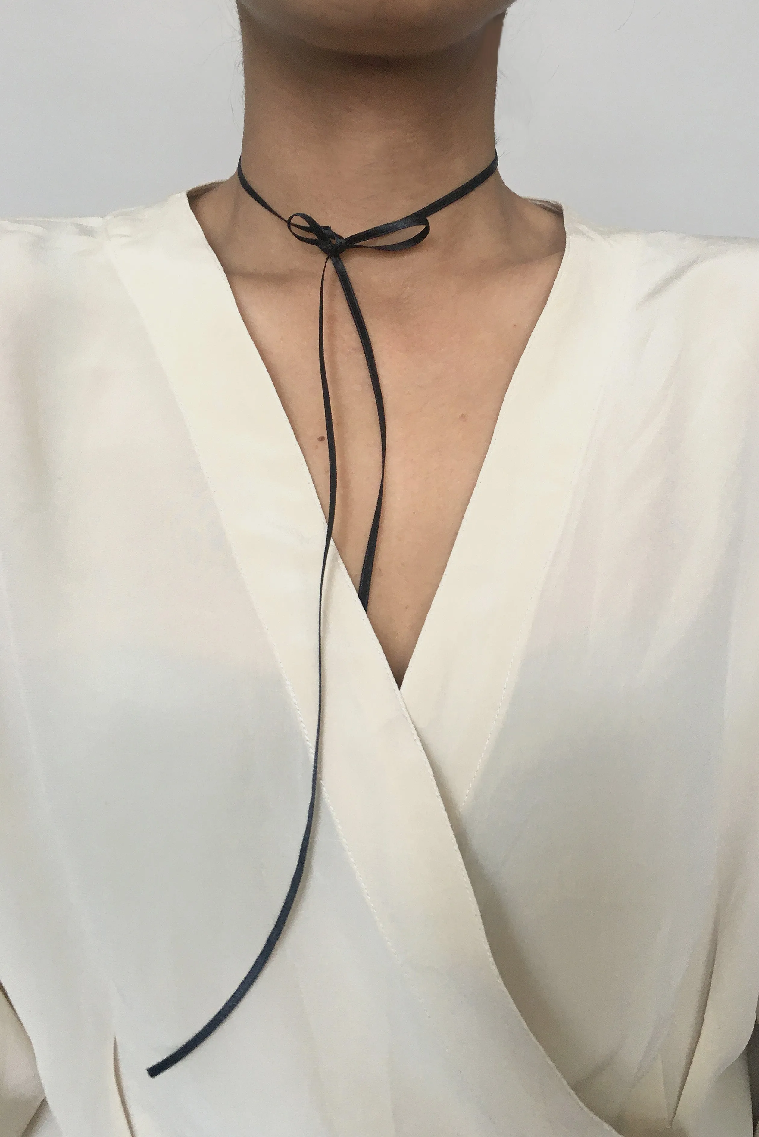 Vintage Minimal Silk Top