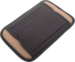 VOSAREA Car Armrest Cushion Cover Leather Pad with Handy Storage Pocket for Center Console Protection Stylish Flat Design for Car Interior Organization