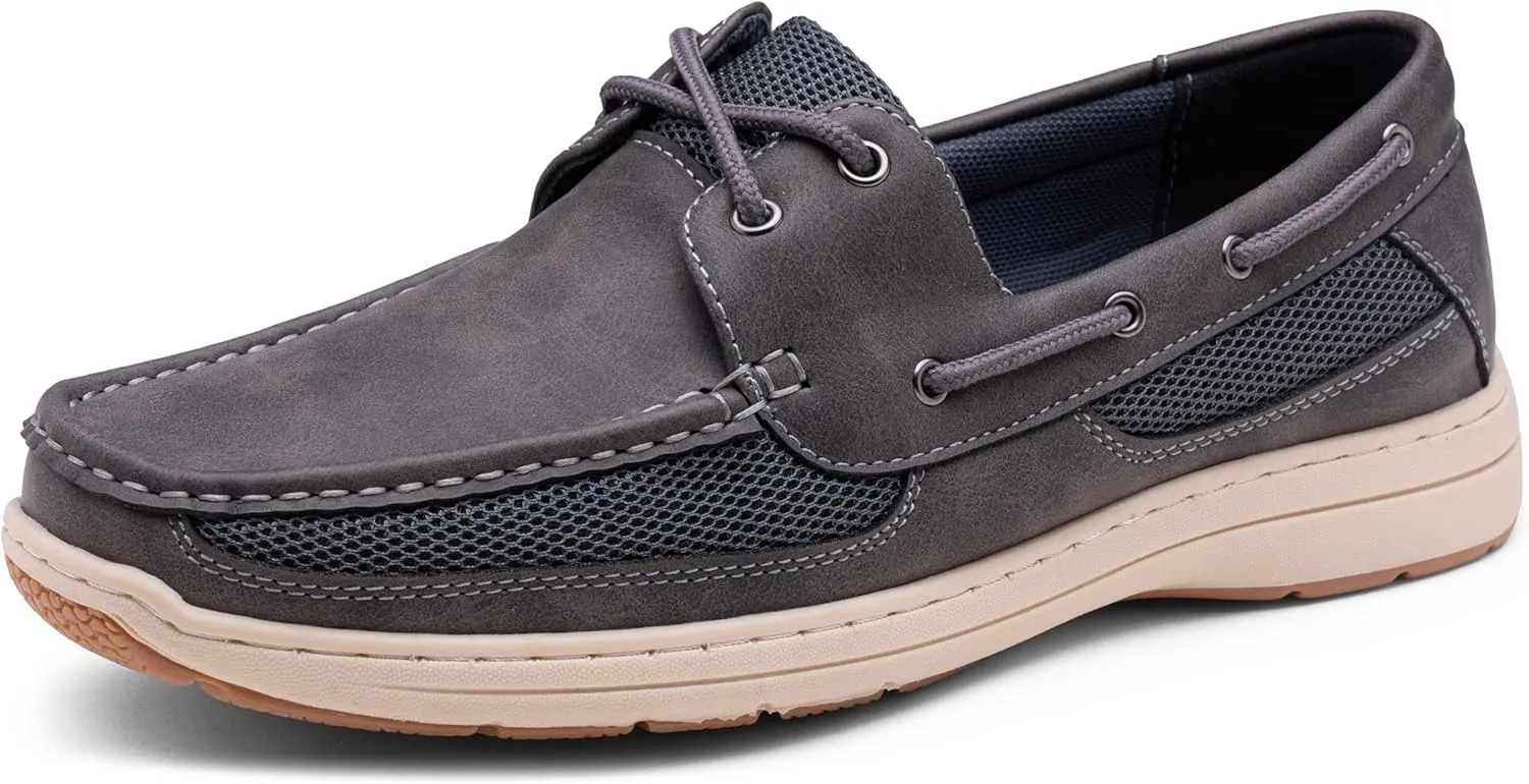 Vostey Men's Boat Shoes Slip On Stylish Casual Loafers Deck Shoes for Men