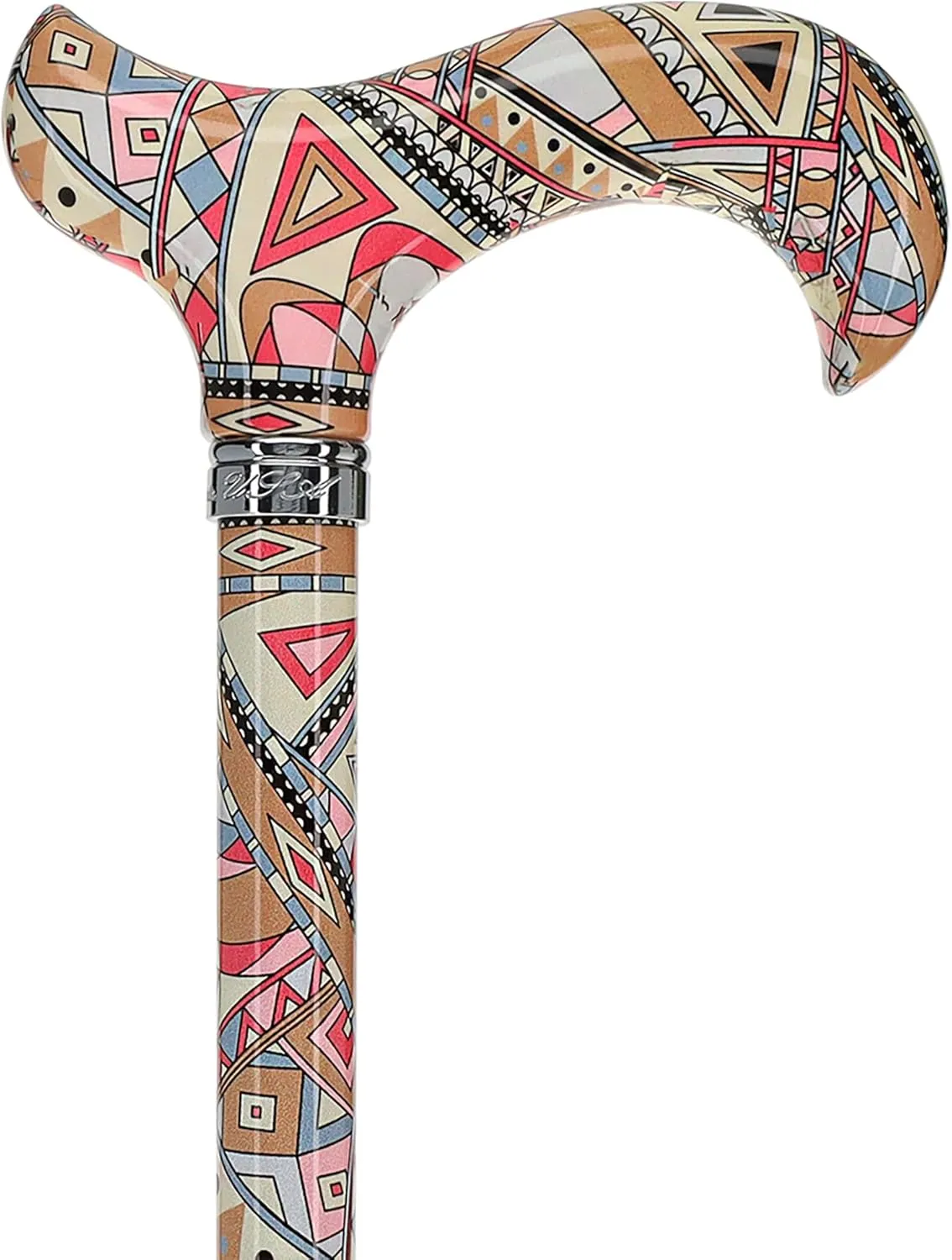 Walking Sticks for Men and Women - Stylish Designer Fashionable Adjustable Derby Canes - Lightweight Aluminum Cool Walking Sticks with HD Patterns
