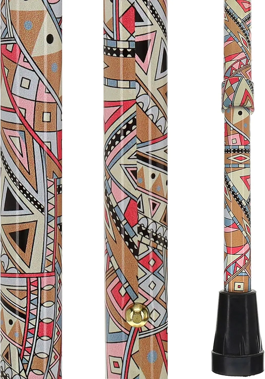 Walking Sticks for Men and Women - Stylish Designer Fashionable Adjustable Derby Canes - Lightweight Aluminum Cool Walking Sticks with HD Patterns