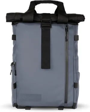 WANDRD PRVKE Lite - Photography Bag - Water Resistant Camera Backpack for Photographers - Anti-Theft Travel Bag with 14-Inch Laptop Sleeve and Fleece-Lined Pockets (Aegean Blue)