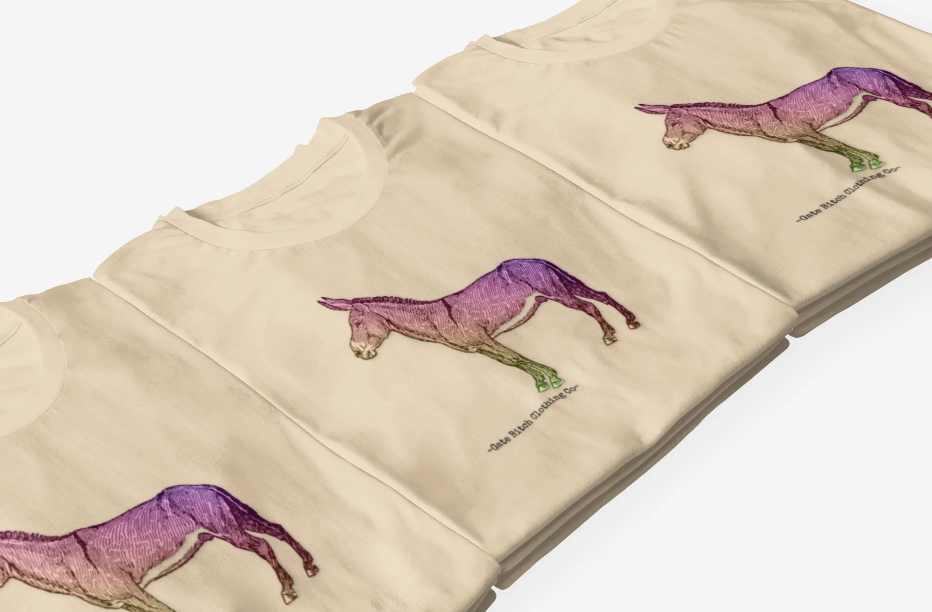 Western Rainbow Mule Tee