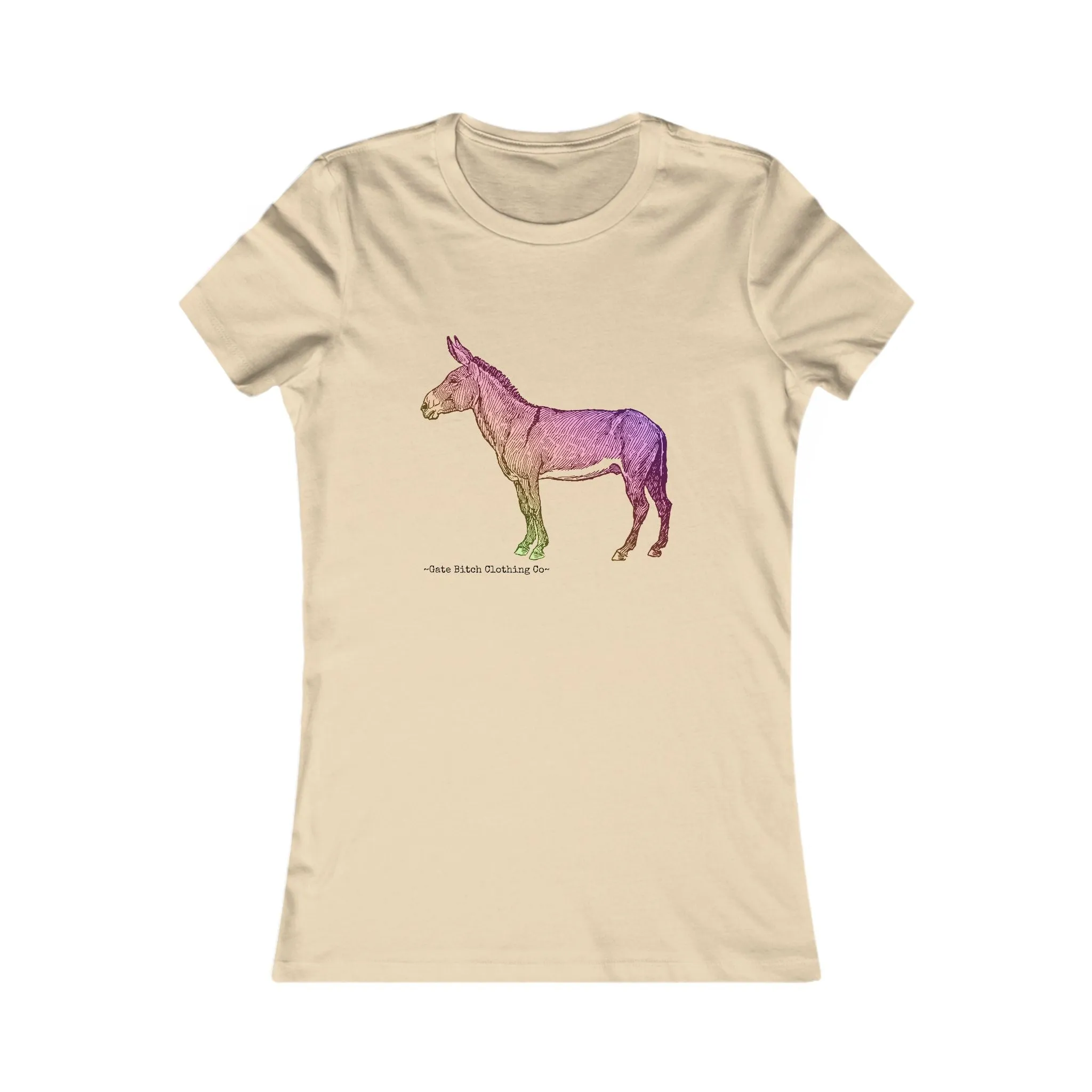 Western Rainbow Mule Tee