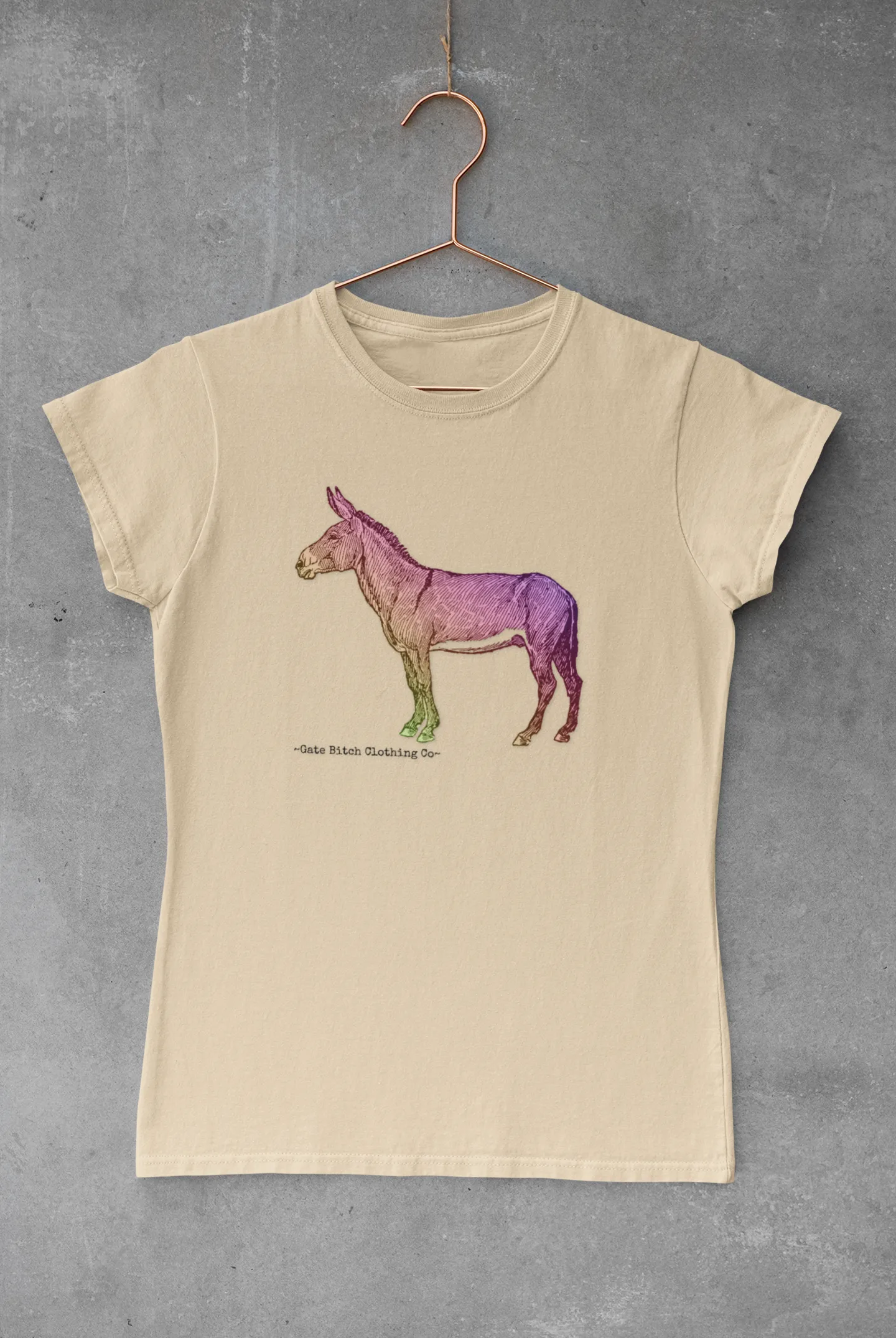 Western Rainbow Mule Tee