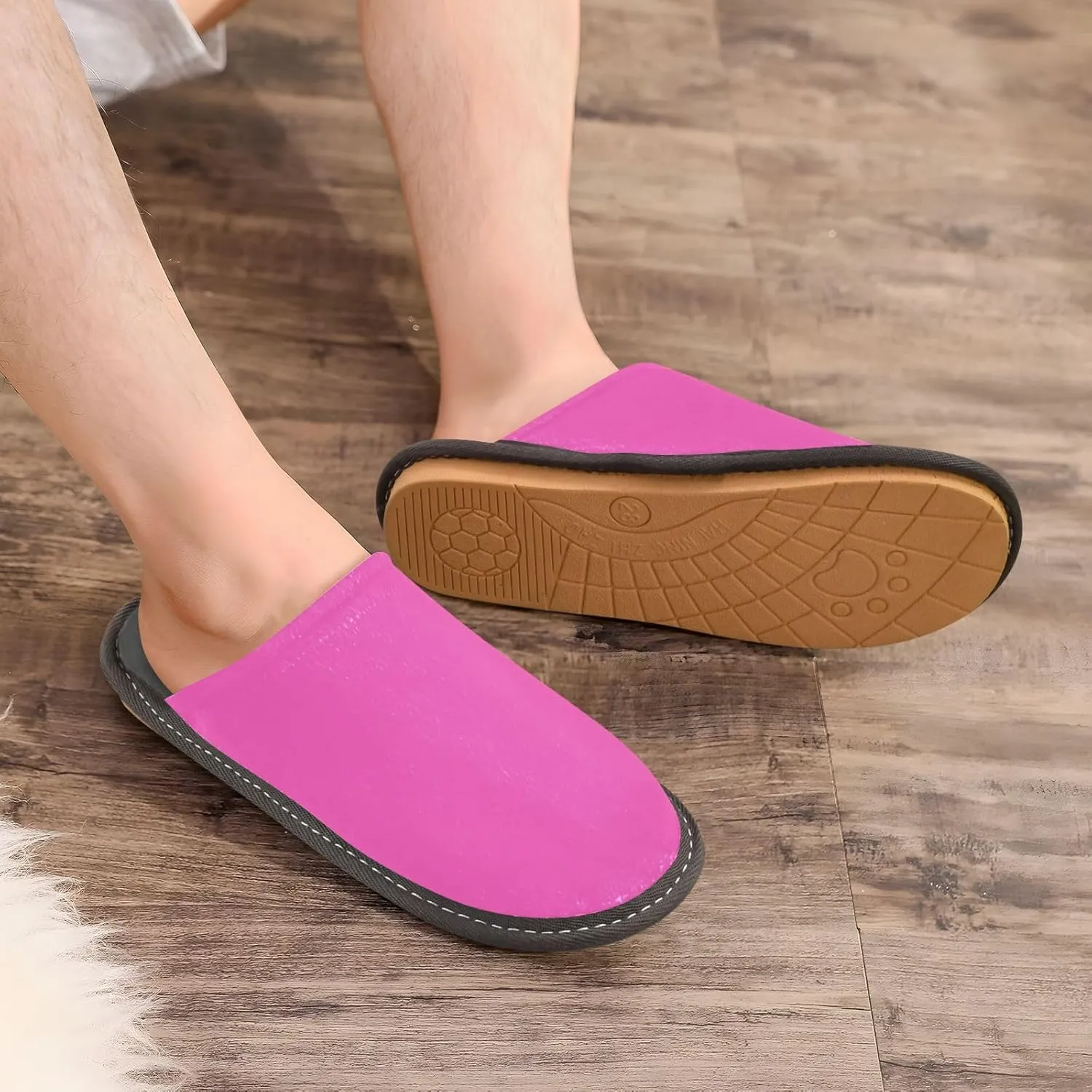 Wheat House Slippers for Women Men Non-Slip Comfortable Slippers