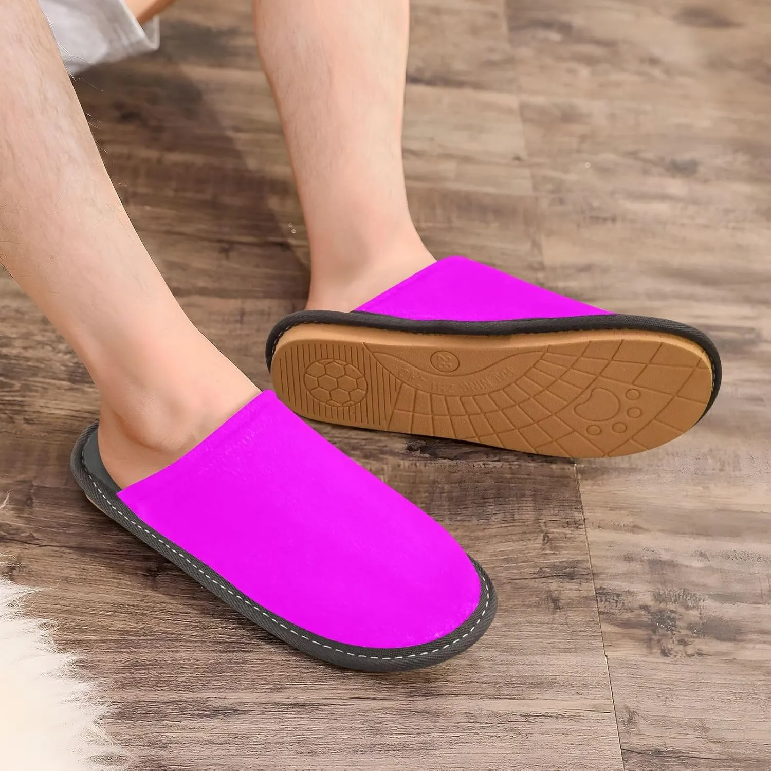 Wheat House Slippers for Women Men Non-Slip Comfortable Slippers