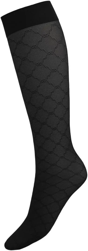 Wolford Women's Sheer Pattern Knee-Highs