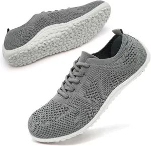 Women Barefoot Shoes Slip on Canvas Walking Sports Zero Drop Sole Casual Sneakers Comfortable Breathable Minimalist Soft Beach Outdoor Shoes