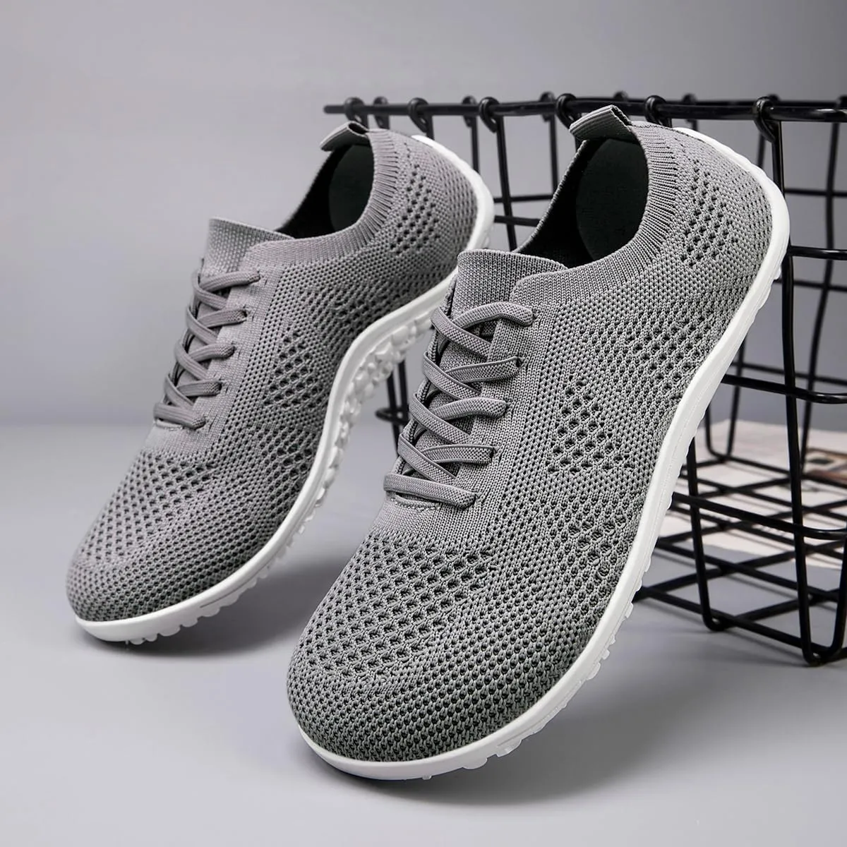 Women Barefoot Shoes Slip on Canvas Walking Sports Zero Drop Sole Casual Sneakers Comfortable Breathable Minimalist Soft Beach Outdoor Shoes