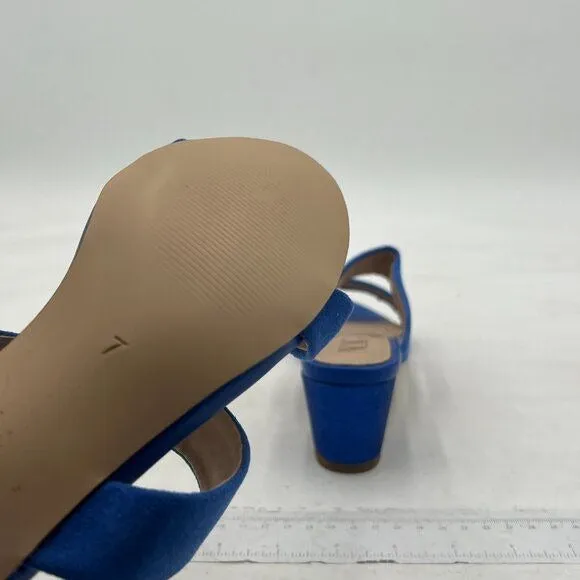 Women Casual Open Toe Sandals Chunky Low Heel Slip On Mule Comfy Summer Slide