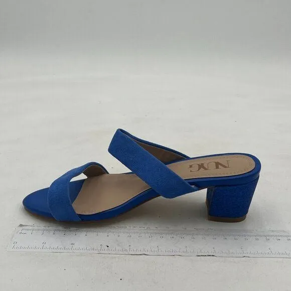 Women Casual Open Toe Sandals Chunky Low Heel Slip On Mule Comfy Summer Slide