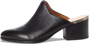 Women Chunky Block Heel Mules Pointed Closed Toe Suede Mule Sandals Slip-On Stacked Heels Booties Backless 2" Heeled Slide Shoes Comfort Fashion Casual Office Homecoming Retro 4-11 M US