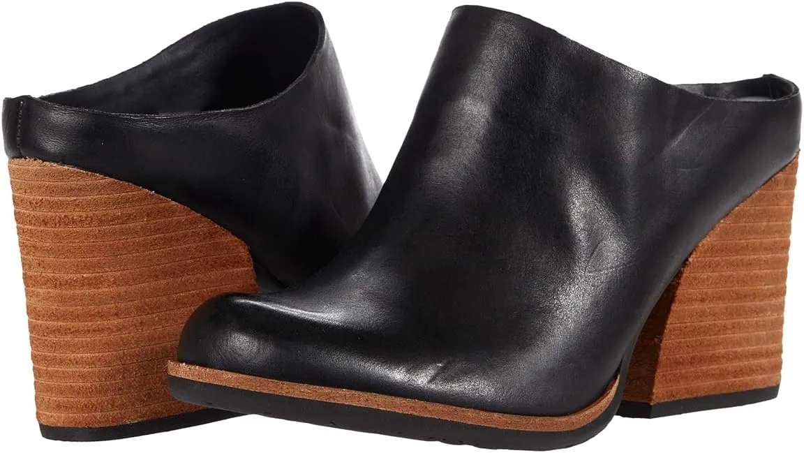 Women High Chunky Stacked Heel Mules Round Closed Toe Heeled Sandals Slip On 3 Inch Block Heels Suede Backless Booties Burnished Dressy Vintage Party Office Ladies Slide Slippers 4-11 M US
