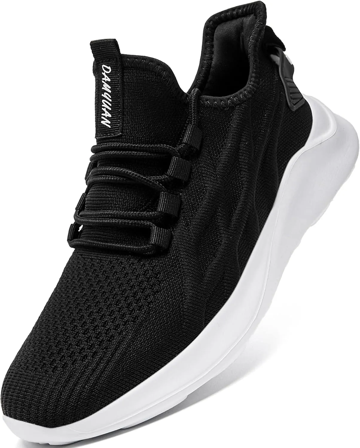 Women Tennis Running Shoes Walking Slip on Summer Gym Workout Athletic Comfortable Sneakers Black