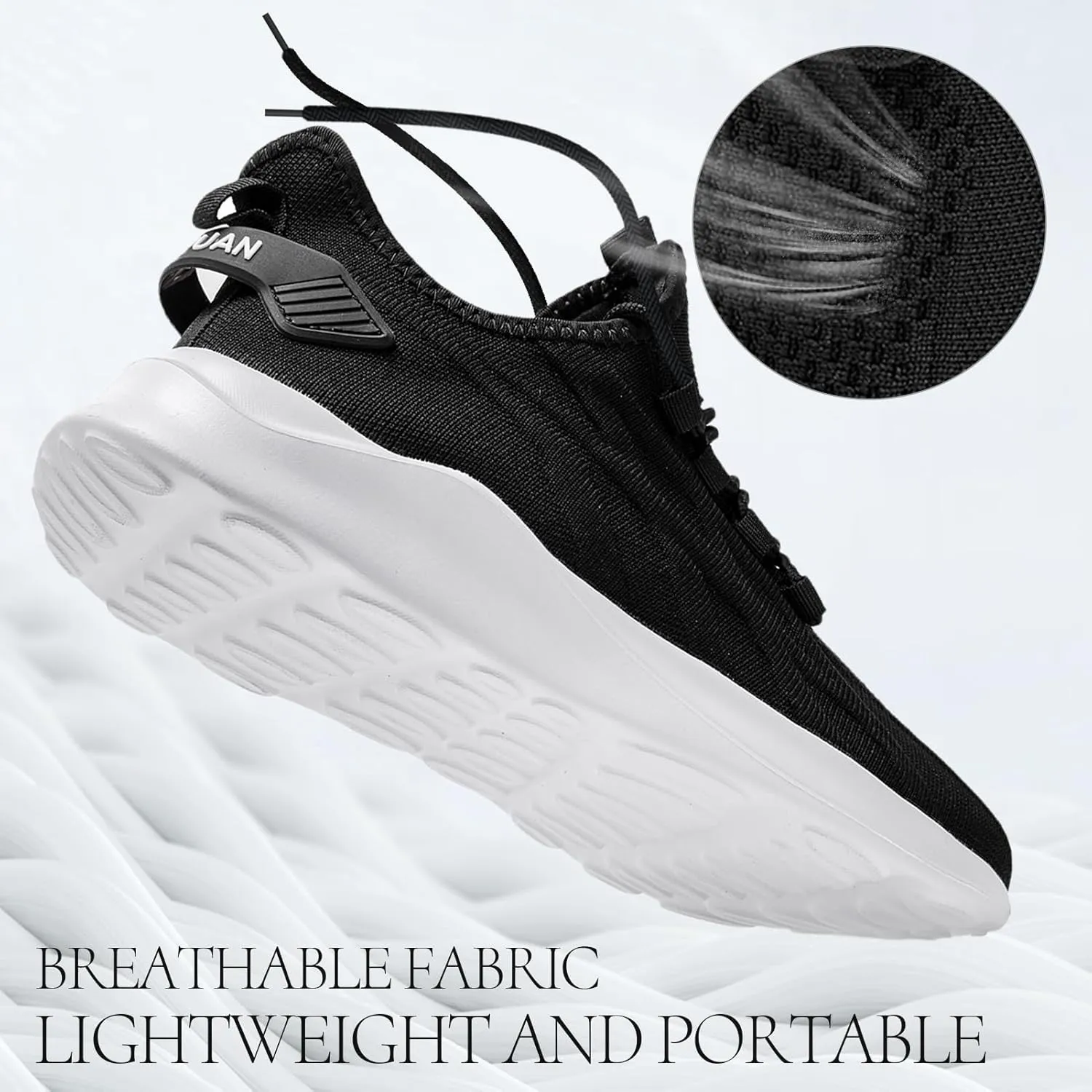 Women Tennis Running Shoes Walking Slip on Summer Gym Workout Athletic Comfortable Sneakers Black