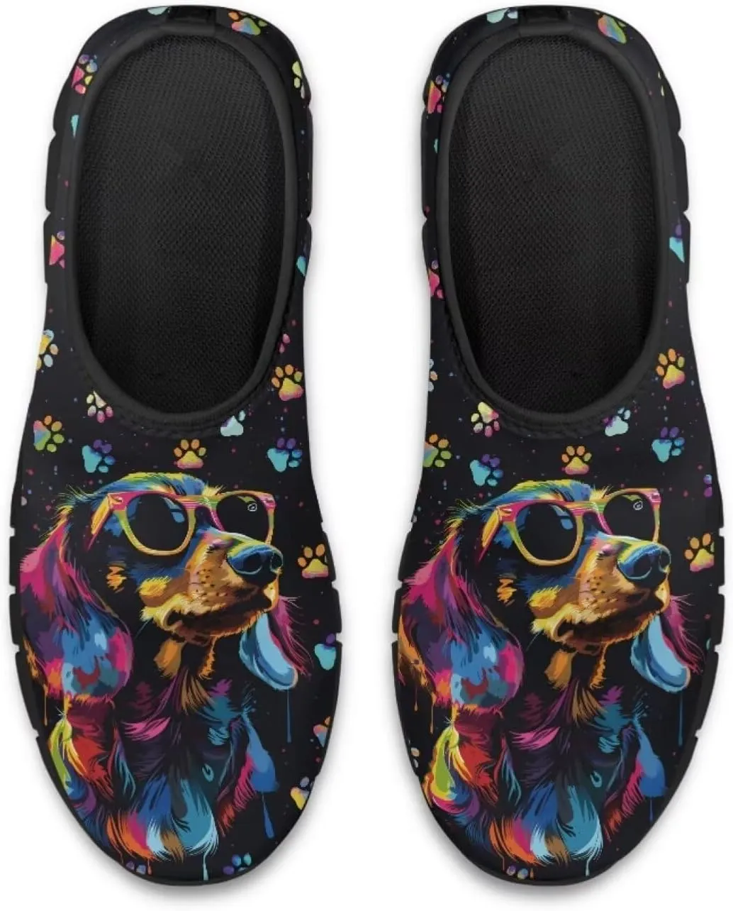 Women's Animals Pattern Sneaker Low Cut Slip on Comfortable Lightweight Walking Anti Slip